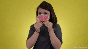 Poker Face Teen GIF by Children's Miracle Network Hospitals