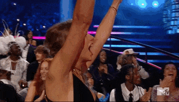 Shocked Taylor Swift GIF by 2023 MTV Video Music Awards