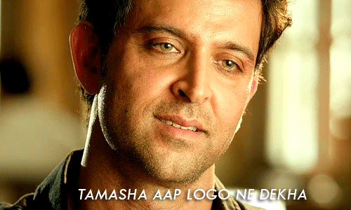 kaabil tamashaaaplogonedekha GIF by Hrithik Roshan by HrithikRoshan