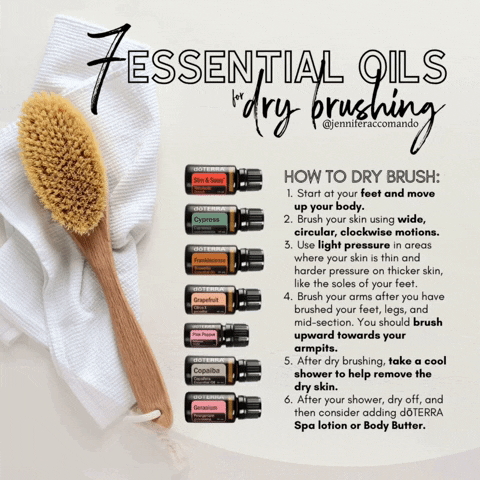 Brushing Essential Oils GIF by Jennifer Accomando