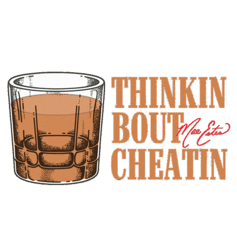 Country Music Whiskey Sticker by Mae Estes