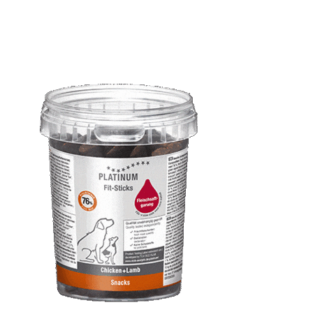 Dog Snacks Sticker by PLATINUM