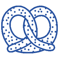 Pretzel Sticker by S'GILT