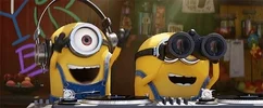 Stuart the minion gif from giphy