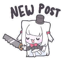 Post Chibi Sticker