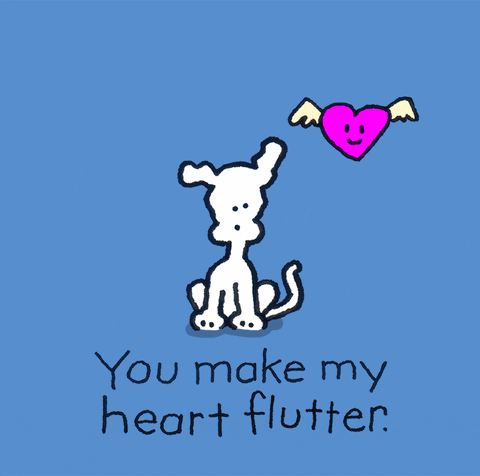 I Love U Hearts GIF by Chippy the Dog