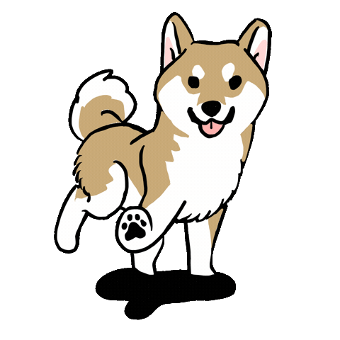 Dog Walking Sticker by うちクリ
