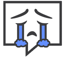 Sad Face Sticker by El Desconcierto