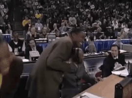 27inchZenith reaction nba zeke dunk contest GIF