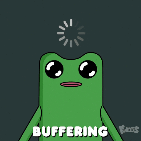 Buffering Technical Difficulties GIF by fwogs