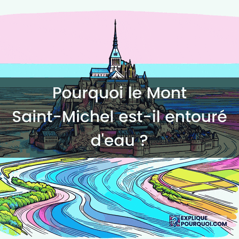 Mont Saint-Michel Entourage GIF by ExpliquePourquoi.com