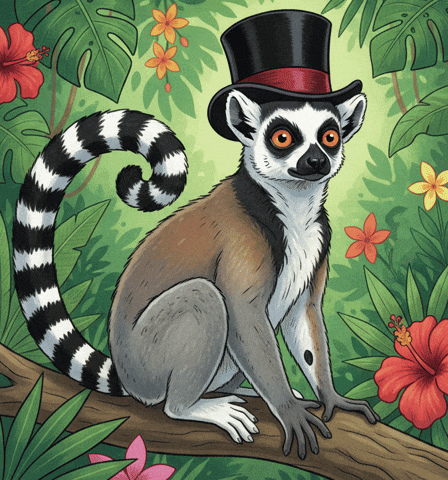 Lemur Talking GIF