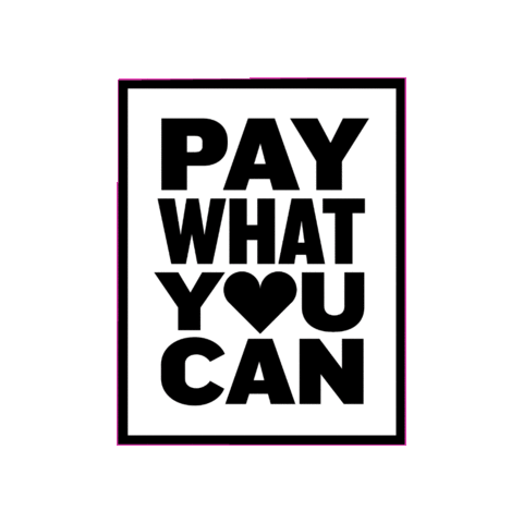Paywhatyoucan Sticker by Battersea Arts Centre