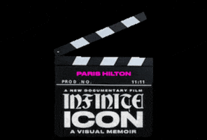 Movie Theatre Clap Board GIF by Paris Hilton