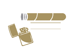 Christmas Smoking Sticker by Club Pasión Habanos