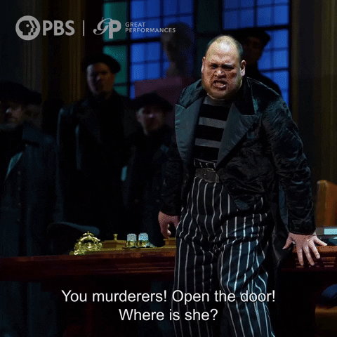 Angry Metropolitan Opera GIF by GREAT PERFORMANCES | PBS