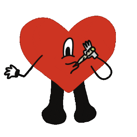 In Love Badbunny Sticker