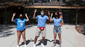 Pointing Lifeguard GIF by UC Davis