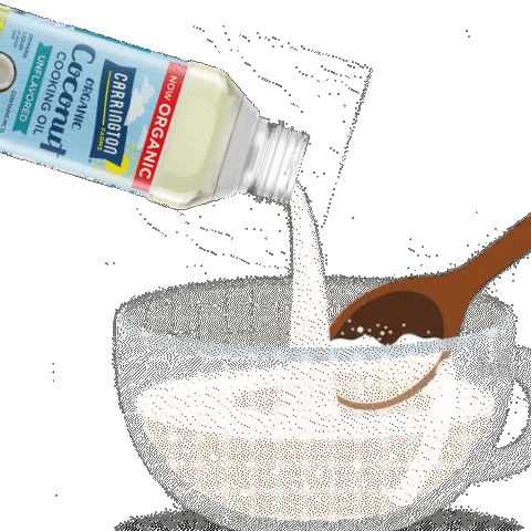 Baking Coconut Oil Sticker by Carrington Farms