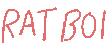 RAT BOI Sticker