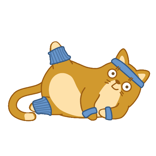 Cat Fitness Sticker by Share It Again for iOS & Android GIPHY