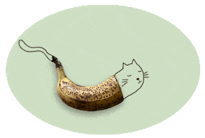Banana Sticker by Lena