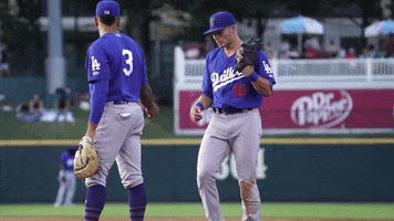 Teamwork Dodgers GIF by Tulsa Drillers