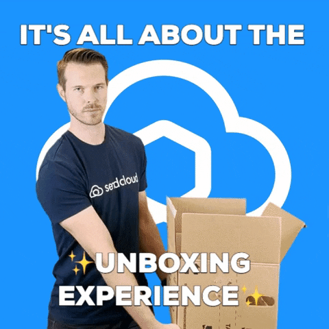 Experience Unboxing GIF by Sendcloud