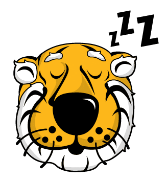 Sleepy Tigers Sticker by University of Missouri