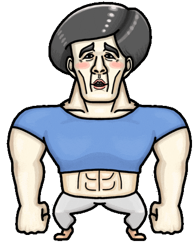 Wink Exercise Sticker by ONIUSA