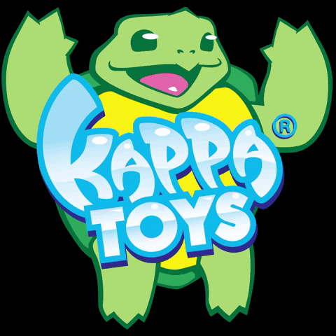 kappatoys logo cartoon wink blink GIF