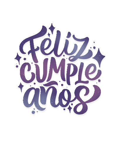 Birthday Lettering Sticker