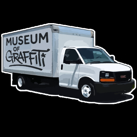 museumofgraffiti truck graffiti museum spray paint GIF