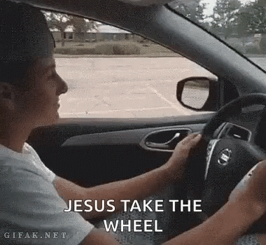 Jesus Take The Wheel GIFs - Get the best GIF on GIPHY
