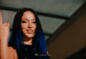 Manifest Blue Hair GIF