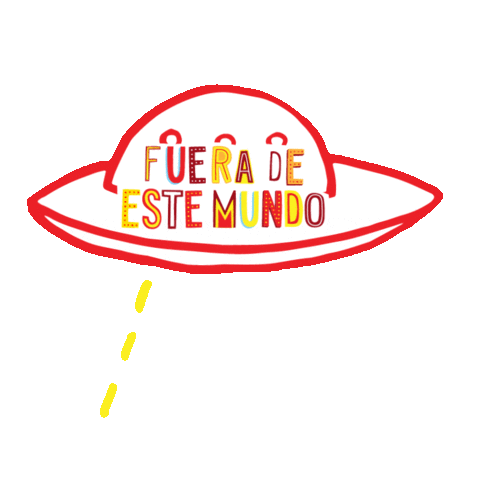 Comic Con Ufo Sticker by Malta India