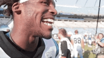 Happy Cam Newton GIF by Carolina Panthers