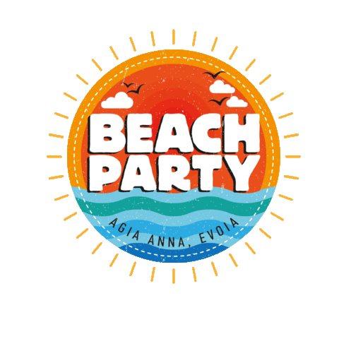 Beachparty Sticker by People Entertainment Group