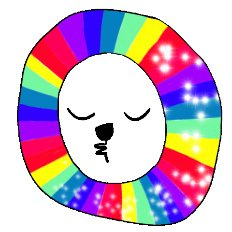 Rainbow Colours Sticker by Linnéa Claeson
