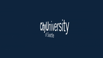 CityUofSeattle logo college university seattle GIF
