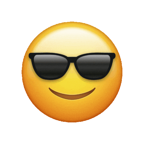 Emoji Sunglasses Sticker for iOS & Android | GIPHY