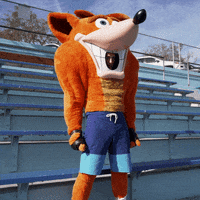 Mascot Thrusting GIF by Crash Bandicoot