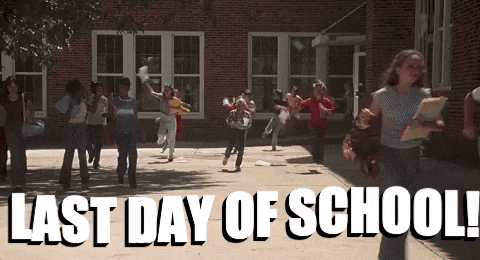schools out summer break GIF
