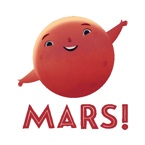 Mars Sticker by Stacy McAnulty