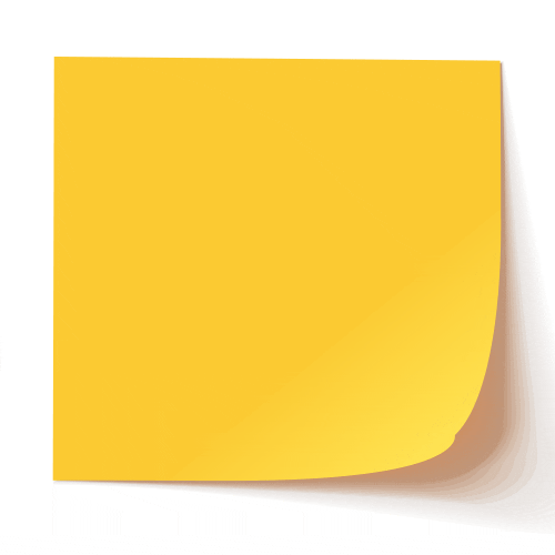 Kasane yellow postit clipping post-it GIF