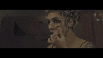 palaye_royale makeup images mirror lonely GIF