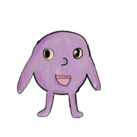 Happy Cartoon Sticker