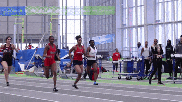 Track And Field Sprint GIF by St. John's Red Storm