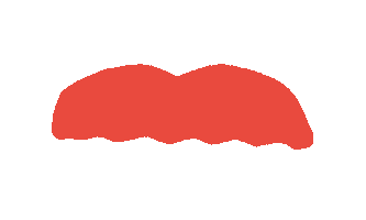 Poland Moustache Sticker by Pierogi Pierogi