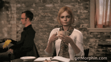 Elle Fanning Coffee GIF by Morphin